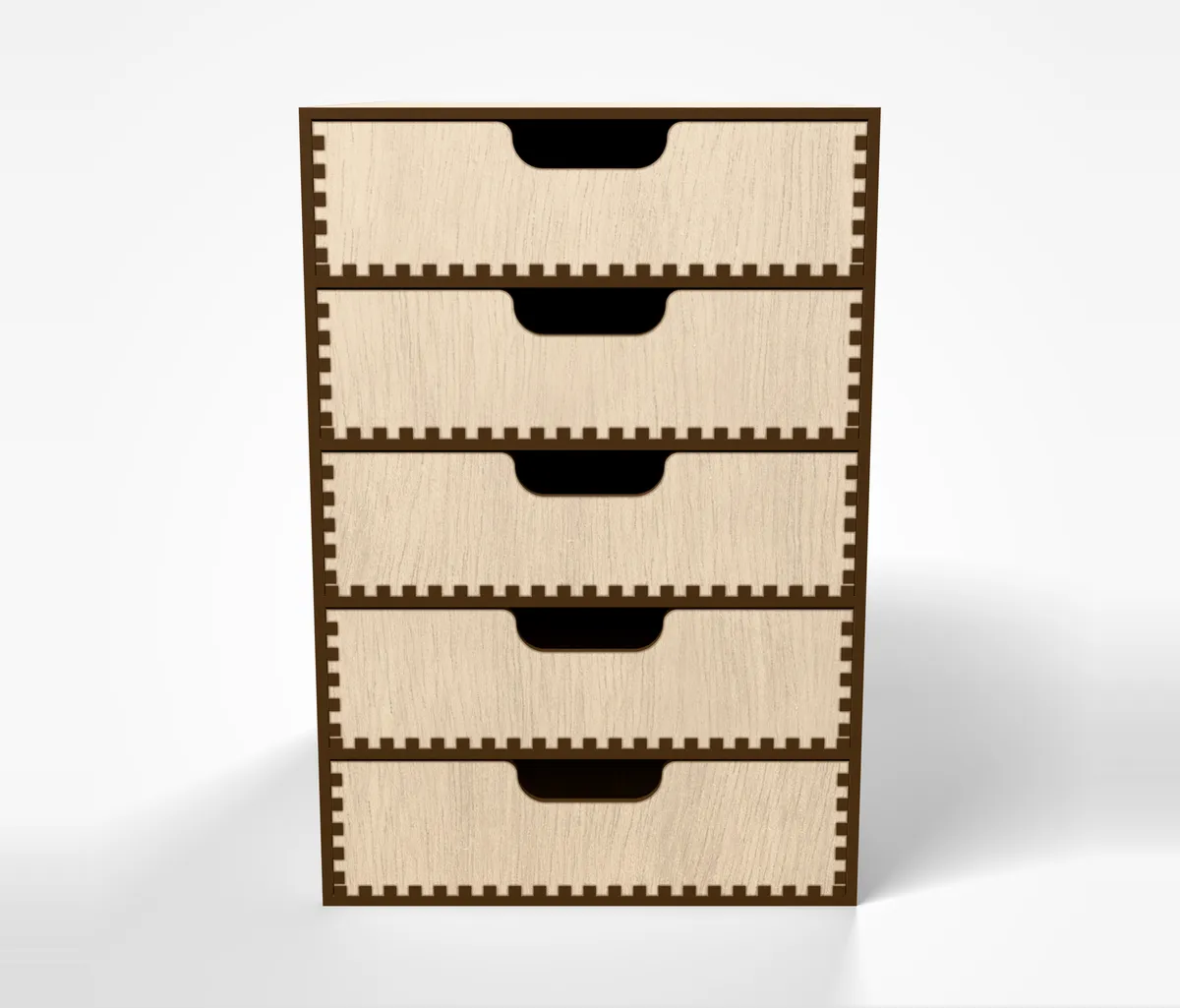 Caja con cajones - de uno a cinco cajones en una carcasa (3/3)