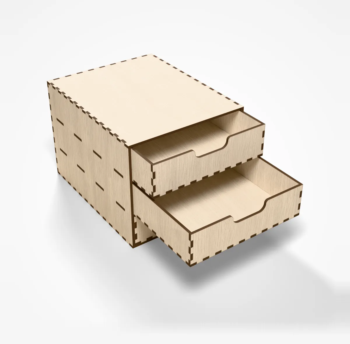 Caja con cajones - de uno a cinco cajones en una carcasa (2/3)