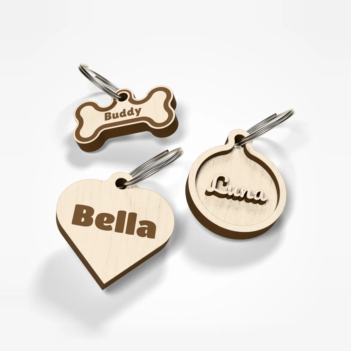 Laser-Cut Dog Tag